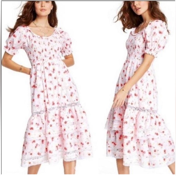 LoveShackFancy x Target Cosette Smocked Dress - Picture 1 of 6